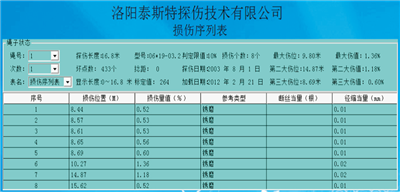 便攜型蜜桃视频免费观看檢測報告損傷序列表